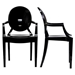 Casper Dining Armchairs Set of 2 - Black - MOD7326