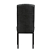 Perdure Dining Chairs Vinyl Set of 2 - Black - MOD7369