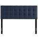 Lily King Upholstered Fabric Headboard - Navy - MOD7400