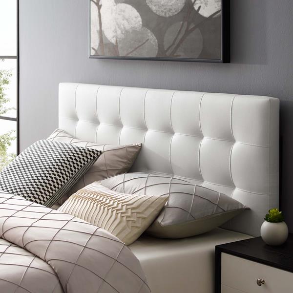Modway Lily King Upholstered Vinyl, Modway Lily Tufted Headboard Queen