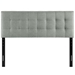 Lily Full Upholstered Fabric Headboard - Gray - MOD7406