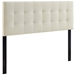 Lily Full Upholstered Fabric Headboard - Ivory - MOD7407