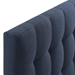 Lily Full Upholstered Fabric Headboard - Navy - MOD7408