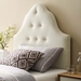 Sovereign Twin Upholstered Fabric Headboard - Ivory - MOD7434
