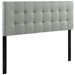Emily Queen Upholstered Fabric Headboard - Gray - MOD7438