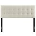 Emily Queen Upholstered Fabric Headboard - Ivory - MOD7439
