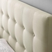 Emily Queen Upholstered Fabric Headboard - Ivory - MOD7439