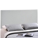 Region King Upholstered Fabric Headboard - Sky Gray - MOD7519