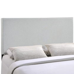 Region Full Upholstered Fabric Headboard - Sky Gray 