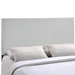Region Full Upholstered Fabric Headboard - Sky Gray - MOD7521