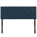 Terisa Queen Upholstered Fabric Headboard - Azure - MOD7597