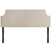Laura Full Upholstered Fabric Headboard - Beige - MOD7642
