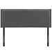 Camille Full Upholstered Fabric Headboard - Gray - MOD7662