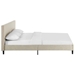 Anya Full Fabric Bed - Beige - MOD7671