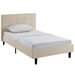 Linnea Twin Bed - Beige - MOD7683