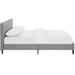 Linnea Queen Fabric Bed - Light Gray - MOD7702