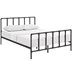 Dower Queen Stainless Steel Bed - Brown