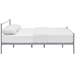 Alina Full Platform Bed Frame - Gray - MOD7791