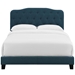Amelia Queen Upholstered Fabric Bed - Azure - MOD7891