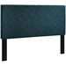 Taylor Twin Upholstered Linen Fabric Headboard - Azure - MOD7985