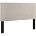 Taylor Twin Upholstered Linen Fabric Headboard - Beige - MOD7986