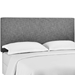 Taylor Twin Upholstered Linen Fabric Headboard - Light Gray - MOD7987