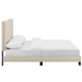 Melanie Full Tufted Button Upholstered Fabric Platform Bed - Beige - MOD7999
