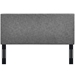 Taylor Full / Queen Upholstered Linen Fabric Headboard - Light Gray - MOD8010