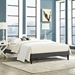 Tessie Full Fabric Bed Frame with Squared Tapered Legs - Gray - MOD8057