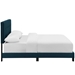 Amira King Upholstered Fabric Bed - Azure - MOD8212