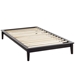 Lodge Twin Wood Platform Bed Frame - Cappuccino - MOD8284