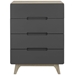 Origin Four-Drawer Chest or Stand - Natural Gray - MOD8306