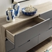Origin Six-Drawer Wood Dresser or Display Stand - Natural Gray - MOD8308