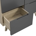 Origin Wood Wardrobe Cabinet - Natural Gray - MOD8310