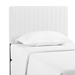Keira Twin Faux Leather Headboard - White - MOD8327