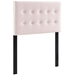 Emily Twin Biscuit Tufted Performance Velvet Headboard - Pink - MOD8360