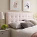 Lily Biscuit Tufted Full Performance Velvet Headboard - Pink - MOD8385