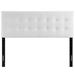 Lily King Biscuit Tufted Performance Velvet Headboard - White - MOD8396