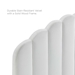 Veronique Twin Performance Velvet Headboard - White - MOD8653