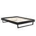 Billie Full Wood Platform Bed Frame - Black - MOD8697