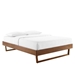 Billie Full Wood Platform Bed Frame - Walnut - MOD8699