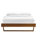 Billie Full Wood Platform Bed Frame - Walnut - MOD8699