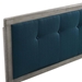 Draper Tufted King Fabric and Wood Headboard - Gray Azure - MOD8750