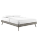 Margo Twin Wood Platform Bed Frame - Gray - MOD8755