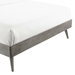 Margo Twin Wood Platform Bed Frame - Gray - MOD8755