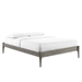 June Full Wood Platform Bed Frame - Gray - MOD8782