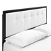Willow Full Wood Platform Bed With Angular Frame - Black White - MOD8898