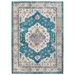 Success Anisah Distressed Floral Persian Medallion 5x8 Area Rug - Blue, Ivory, Yellow, Orange - MOD9058