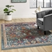 Tribute Every Distressed Vintage Floral 5x8 Area Rug - Multicolored - MOD9124