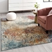 Tribute Ember Contemporary Modern Vintage Mosaic 5x8 Area Rug - Multicolored - MOD9140